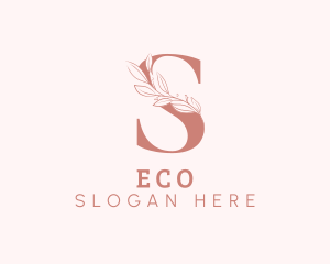 Elegant Leaves Letter S Logo