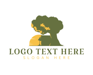 Botanical - Nature House Scenery logo design