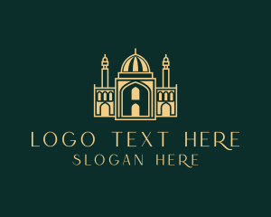 Mosque Landmark Architecture Logo