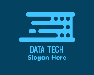 Data - Blue Data Servers logo design