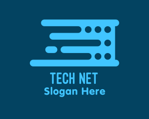 Net - Blue Data Servers logo design