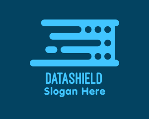 Blue Data Servers logo design