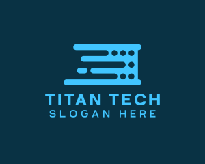 Tech Data Servers logo design