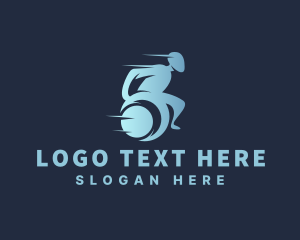 Handicap - Wheelchair Disability Treatment logo design