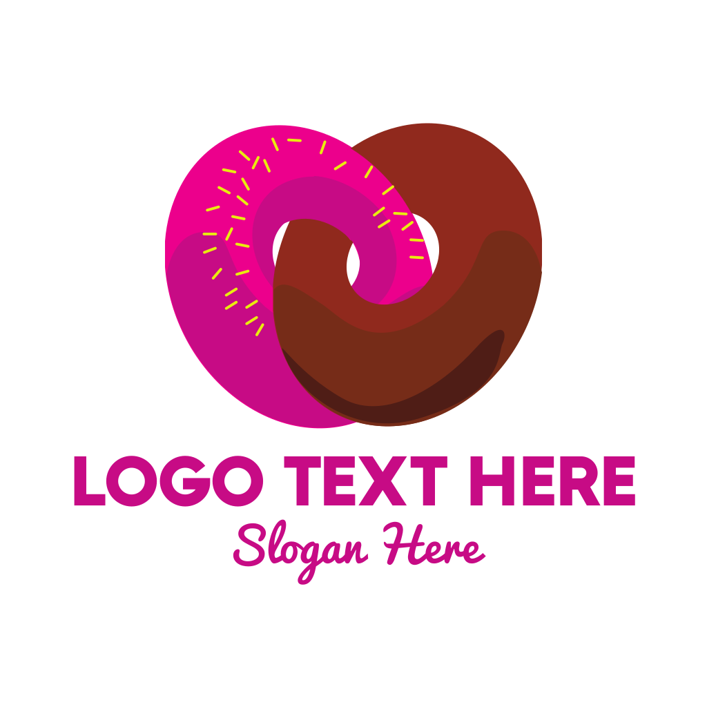 Interlocked Sweet Donuts Logo | BrandCrowd Logo Maker