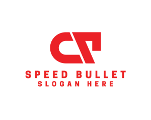 Bullet - Gaming Team Letter CT logo design