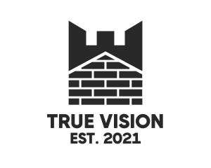 Turret Brick Castle  logo design