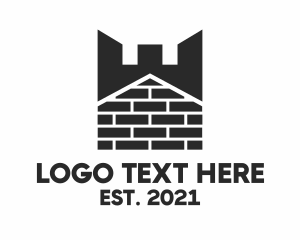 Brick - Turret Brick Castle logo design