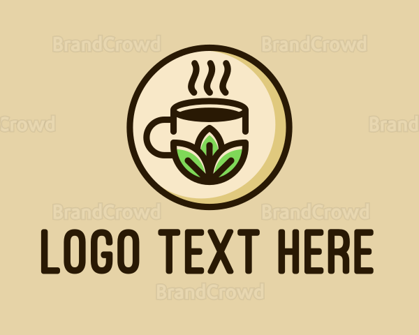 Organic Coffee Cafe Logo
