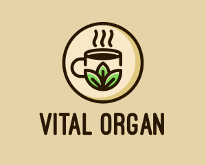 Organic Coffee Cafe  logo design