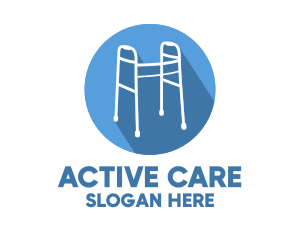 Physiotherapy - Therapy Walking Frame logo design