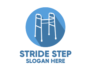 Walking - Therapy Walking Frame logo design