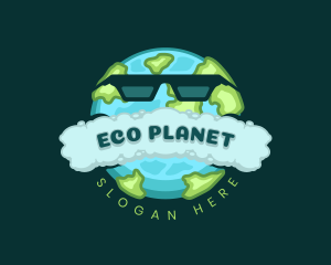 Planet Earth Sunglasses logo design