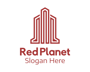 Red Tower Building logo design