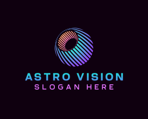 Digital Eye Vision Sphere logo design