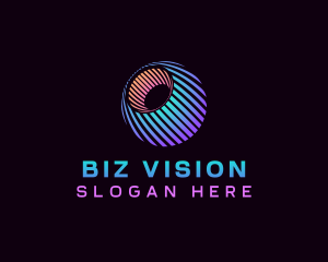 Digital Eye Vision Sphere logo design