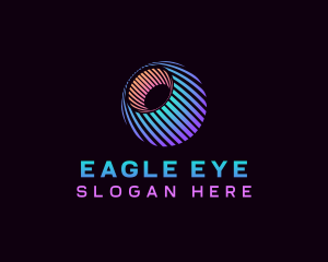 Digital Eye Vision Sphere logo design