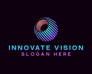 Digital Eye Vision Sphere logo design