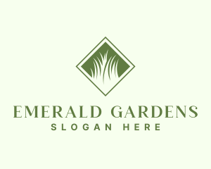 Green Garden Grass logo design