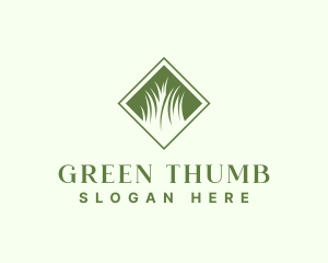 Green Garden Grass logo design