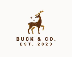 Buck - Wild Deer Hunting logo design