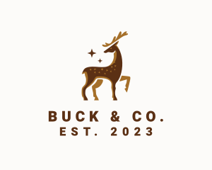 Wild Deer Hunting logo design