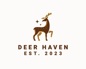 Wild Deer Hunting logo design