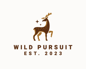 Hunting - Wild Deer Hunting logo design