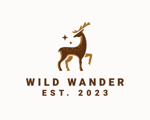 Wild Deer Hunting logo design