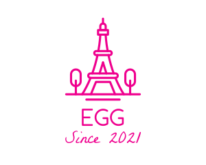 Eiffel - Eiffel Tower Landmark logo design