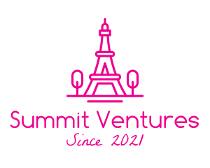 Eiffel Tower Landmark  logo design