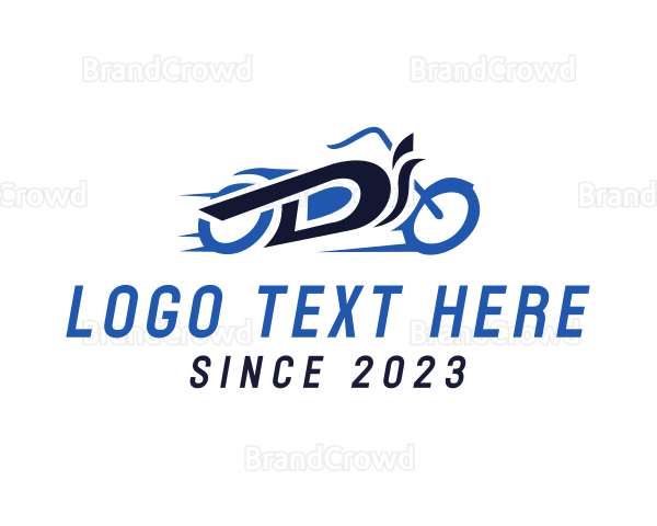 Fast Motorcycle Auto Logo