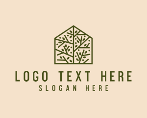 Tree - Forest Branch House logo design