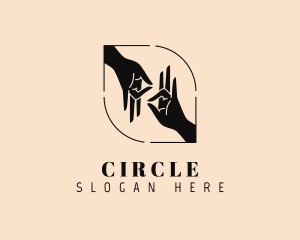 Mystical Hand Gesture Logo