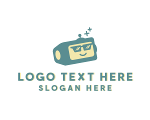 Sunglass - Robot Sunglass Technology logo design