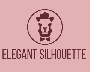 Silhouette - Camel Bowtie Silhouette logo design