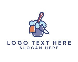 Cleaning - Cleaning Bucket Janitorial logo design
