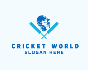 Cricket Sport Athlete logo design