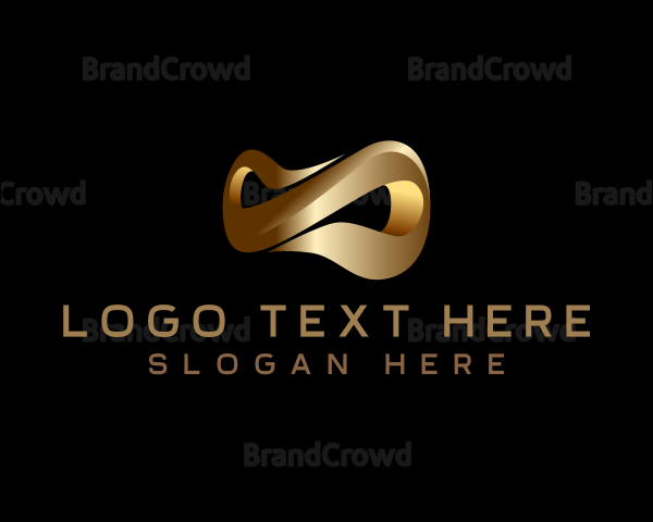 Golden Infinity Loop Logo
