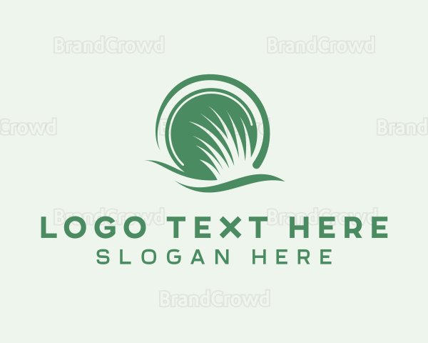 Grass Lawn Garden Logo