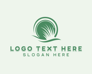 Lawn - Grass Lawn Garden logo design