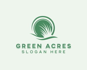Grass Lawn Garden logo design
