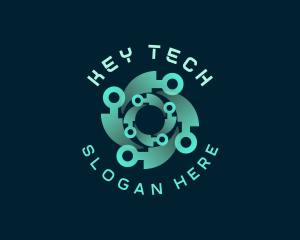 Software Tech Circuit logo design