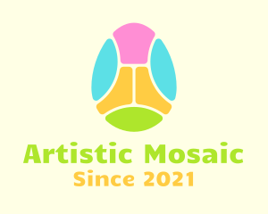 Mosaic - Mosaic Easter Egg logo design