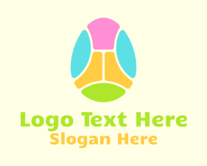 Mosaic Easter Egg Logo