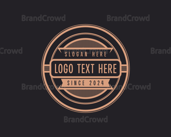 Whiskey Bourbon Brand Logo