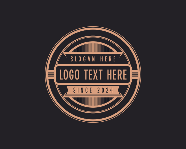 Bourbon - Whiskey Bourbon Brand logo design