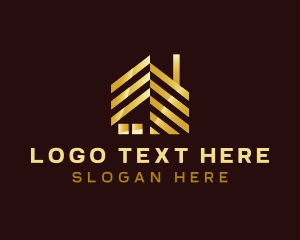 Minimalistic - Premium Real Estate Builder logo design