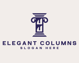 Legal Law Column logo design