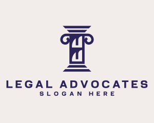 Legal Law Column logo design